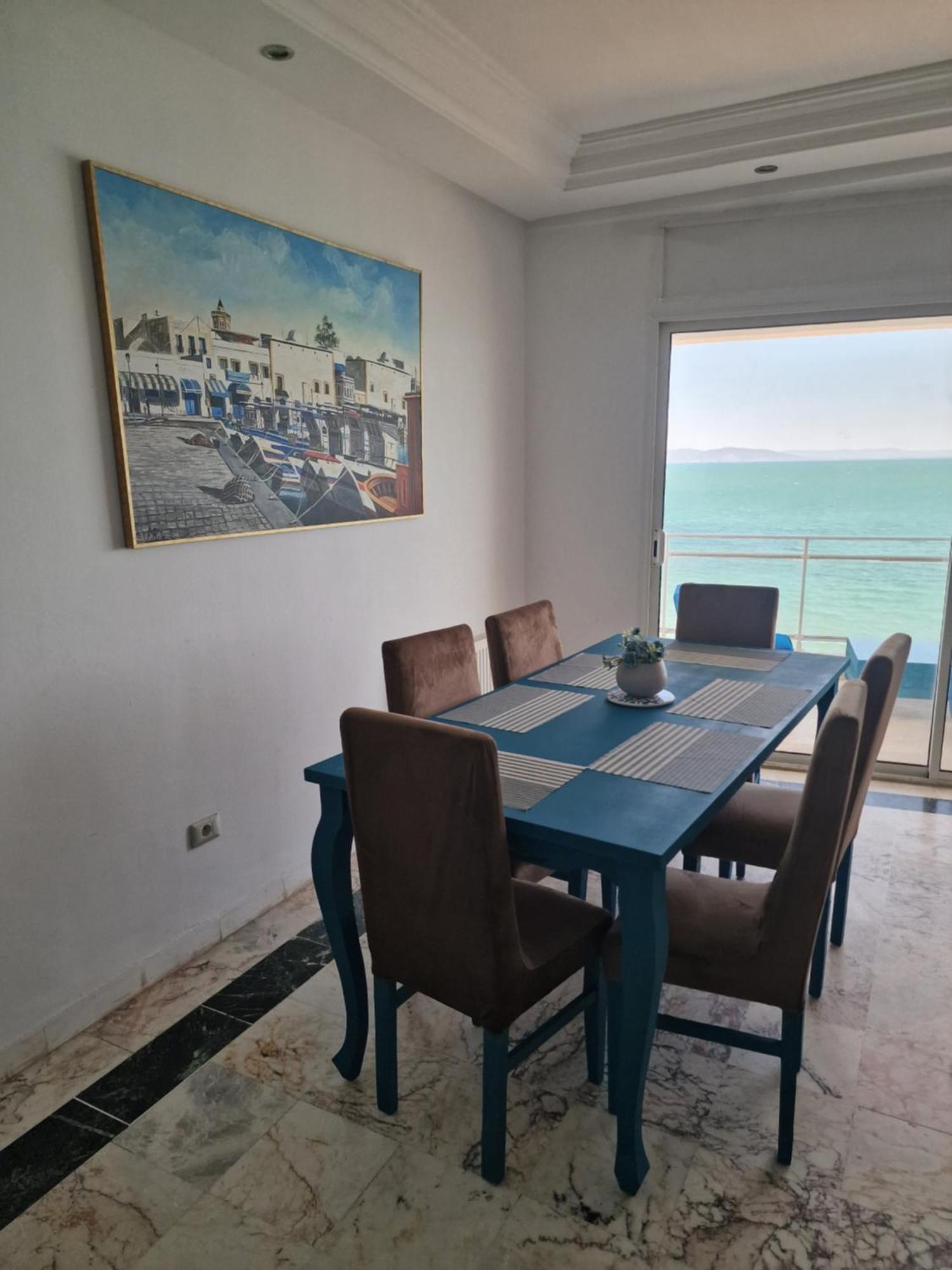 La Perle Bleue Appartement La Goulette Kamer foto